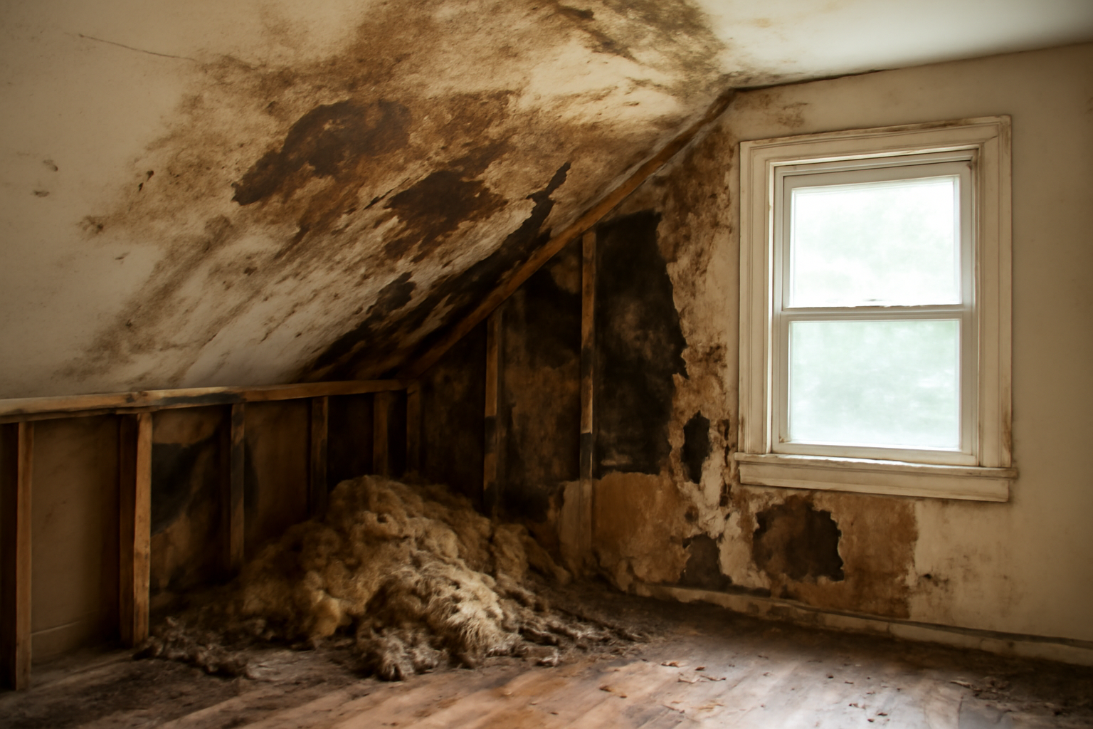 Attic Water Damage Restoration in Buffalo, MN