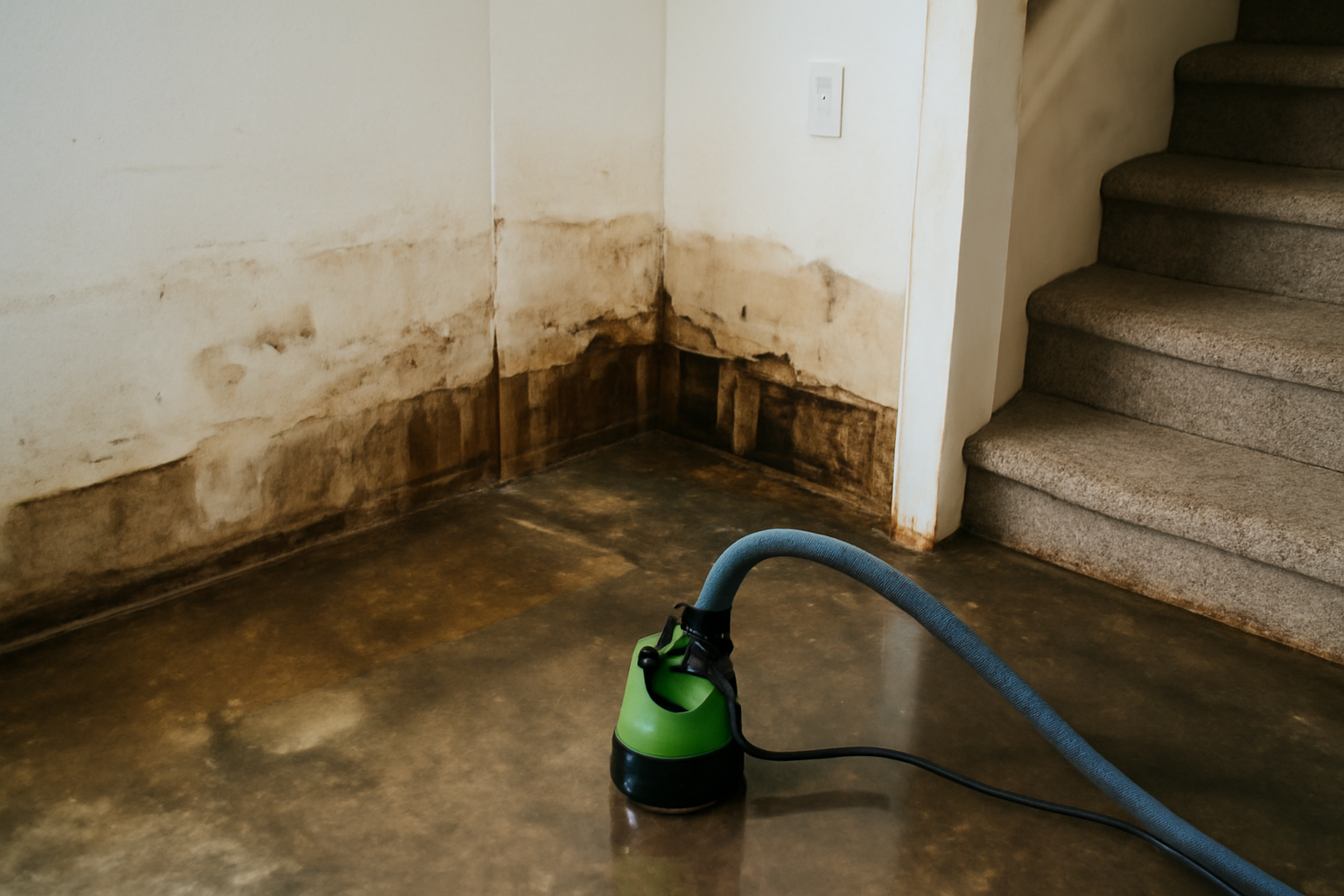 Basement Water Removal in Bloomington, MN