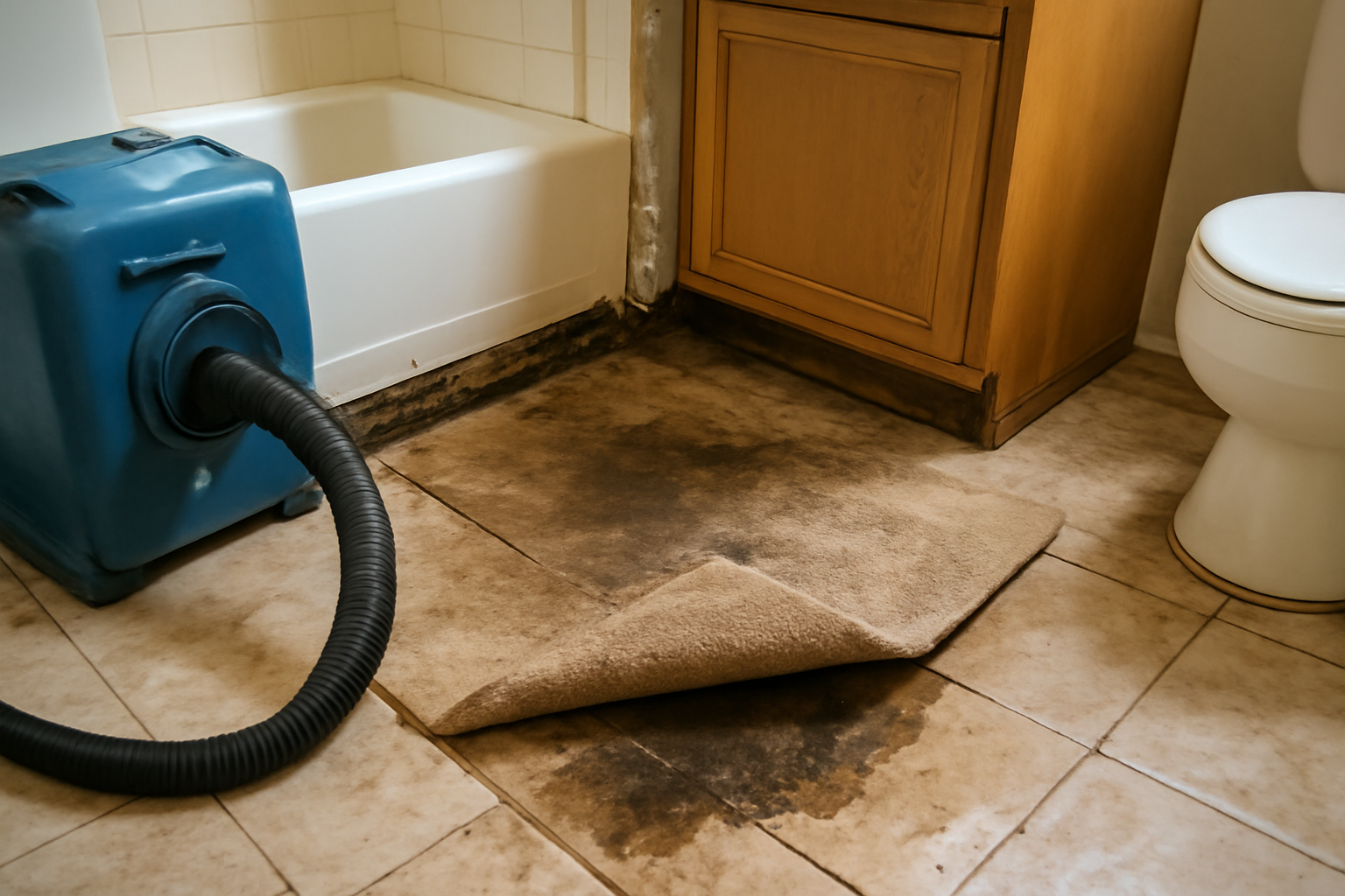 Bathroom Water Removal in Andover, MN