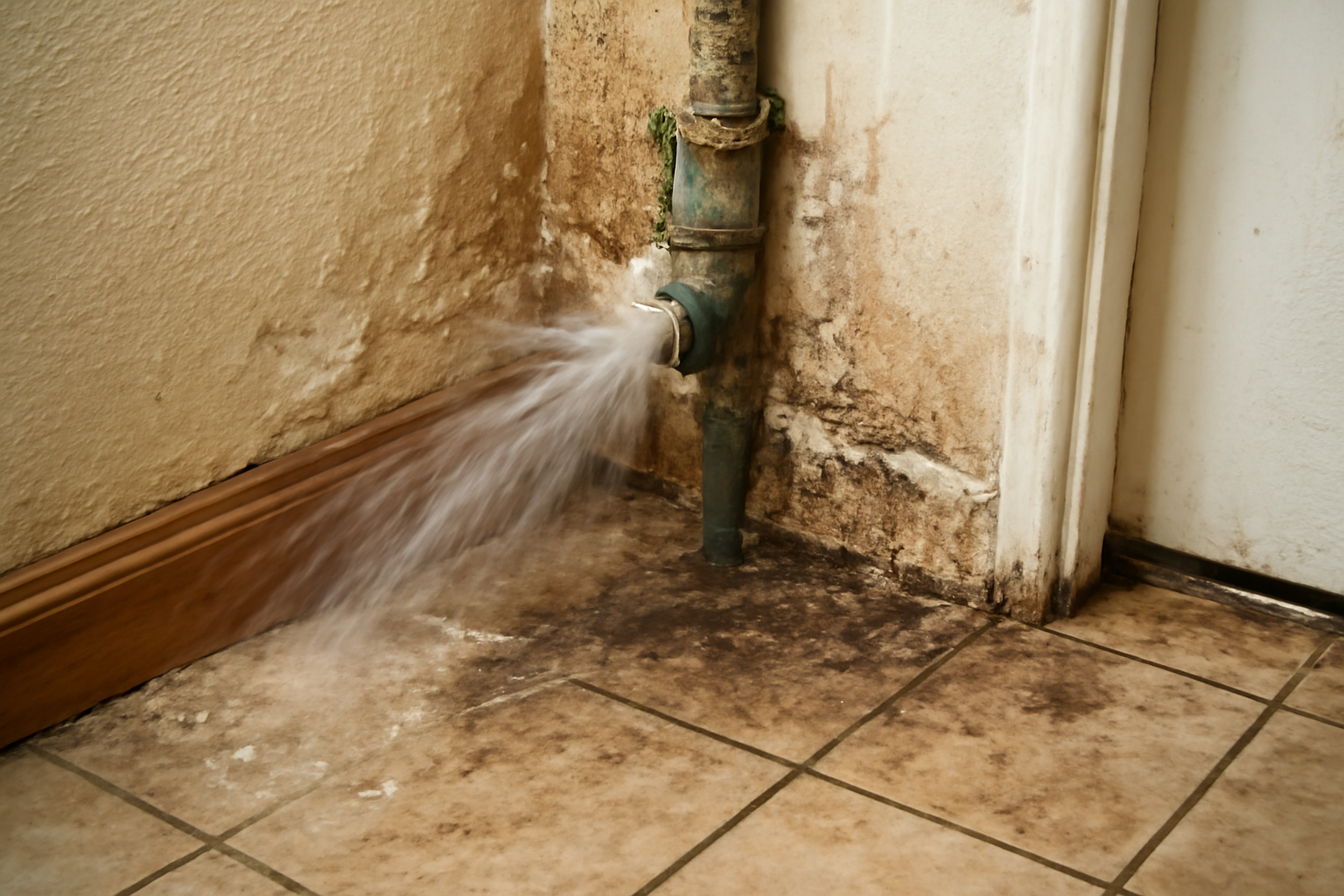 Burst Pipe Water Removal in Andover, MN