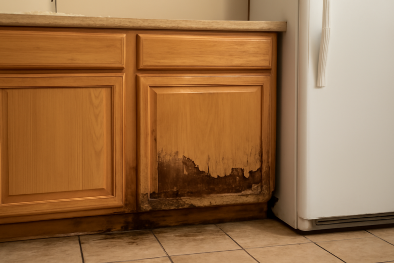 Cabinet Water Damage Repair