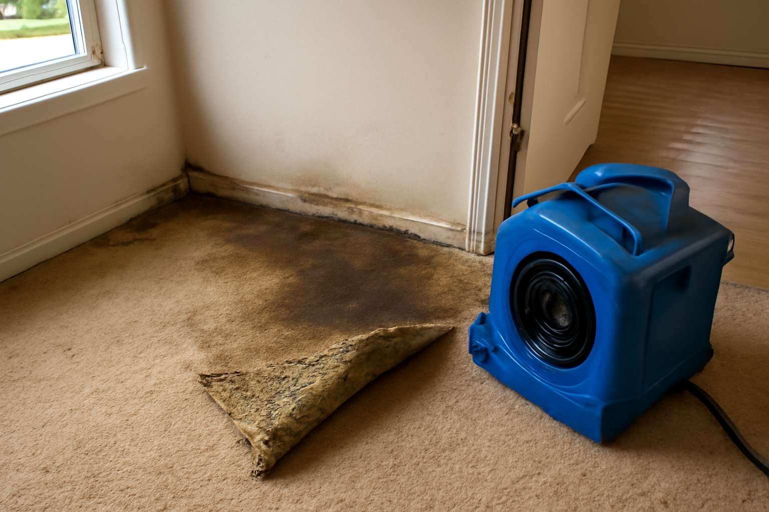 Carpet Pad Water Extraction in Bloomington, MN