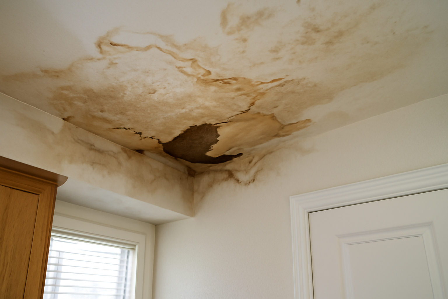 Ceiling Drywall Water Damage Restoration in Bloomington, MN