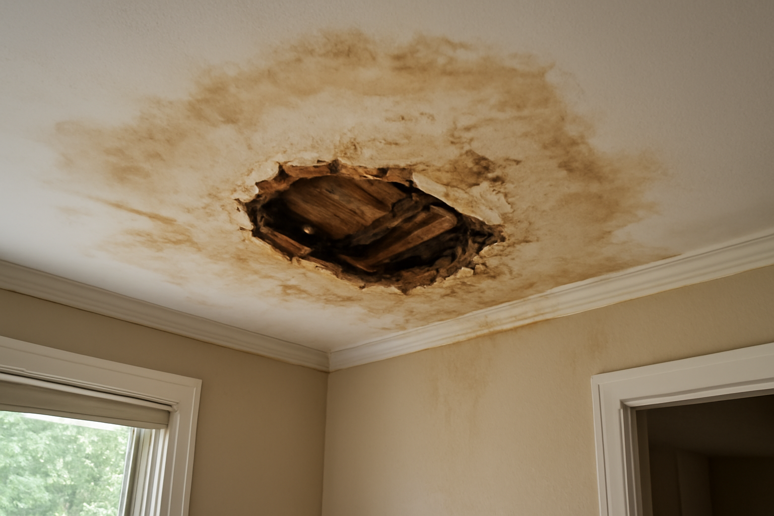 Ceiling Water Damage Repair in Bloomington, MN