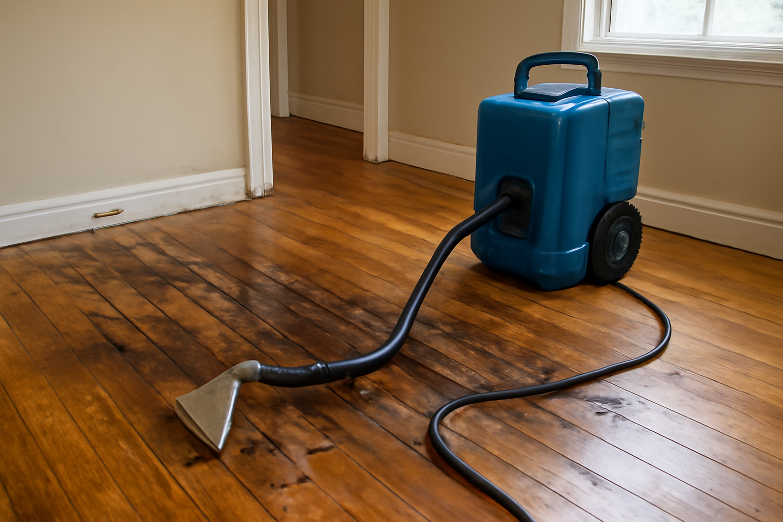 Hardwood Floor Water Extraction in Brooklyn Park, MN