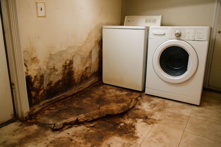 Laundry Room Water Damage Restoration