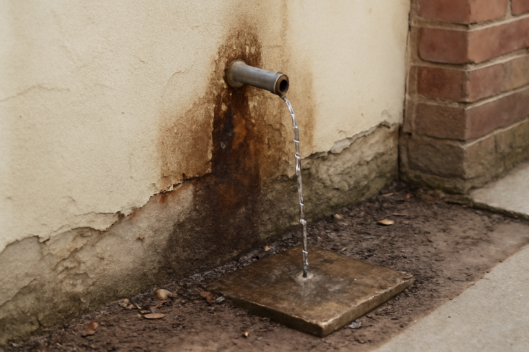 Leaking Pipe Water Removal