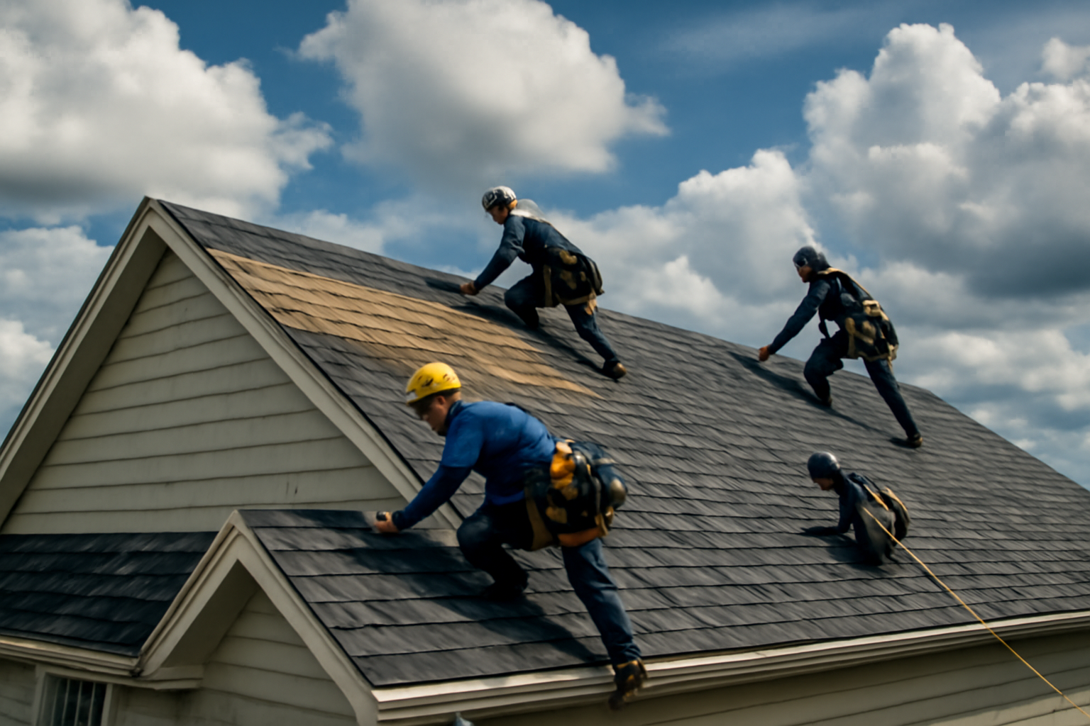Storm damage repair service